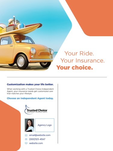 yellow car with surfboard