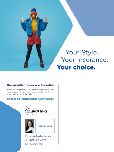 woman wearing blue fuzzy jacket