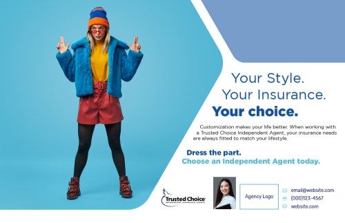 woman with blue fuzzy jacket