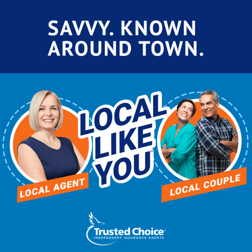 Photo of local agent and local couple